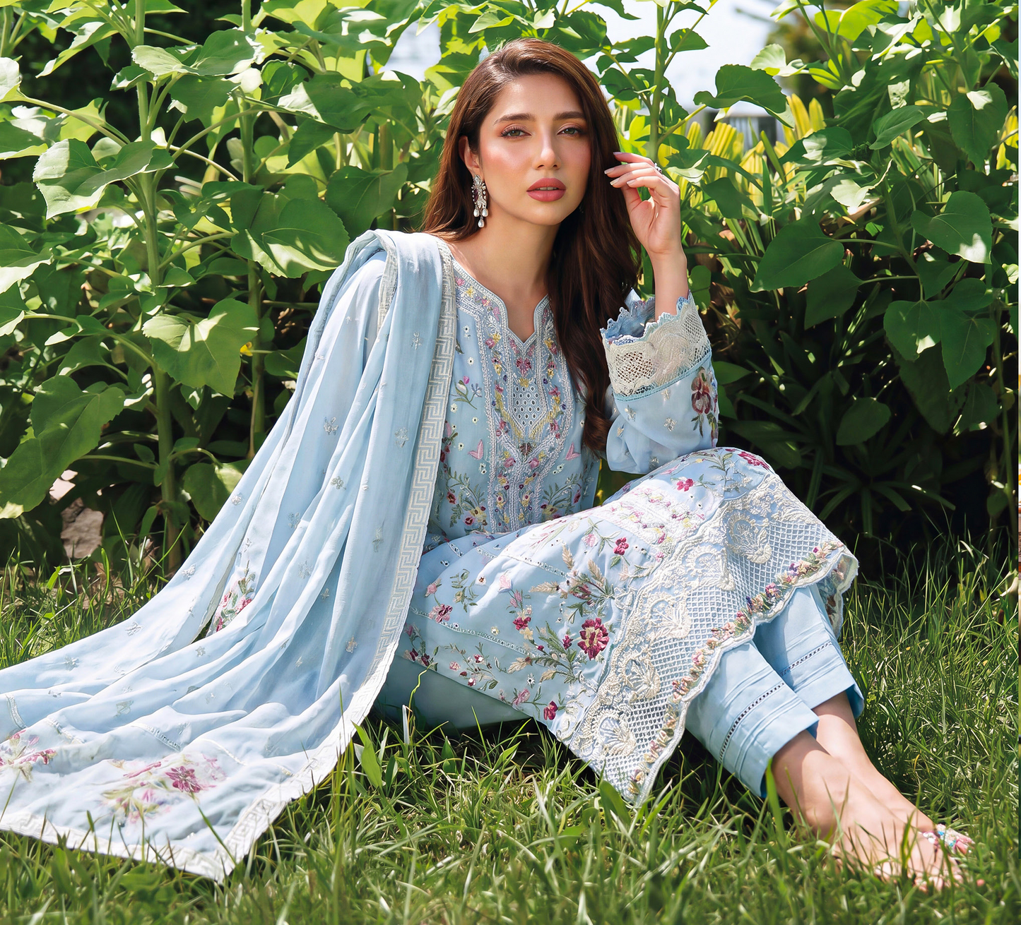 Nasheman By Anaya Noor Exclusive Heavy Emb Lawn 3PC