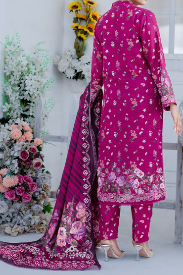 Mawra Essential Printed Khaddar 3PC