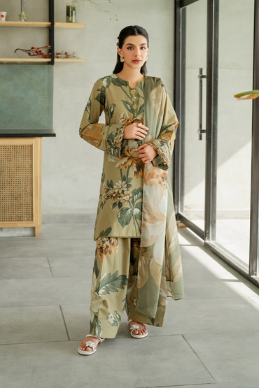 Iznik Tana Dora Digital Printed 3PC