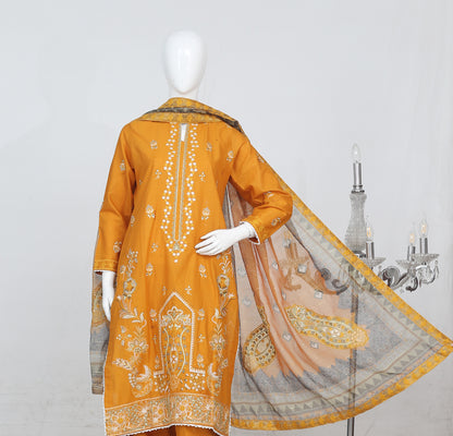 Anaya Noor Heavy Embroidered Bana Dora 3-PC