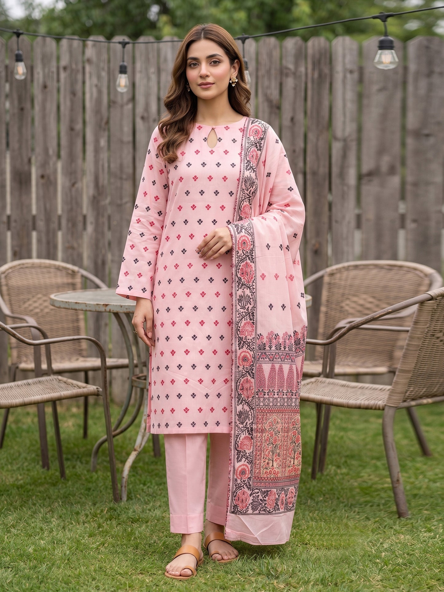 Cross Stitch Premium Printed Viscose 3PC