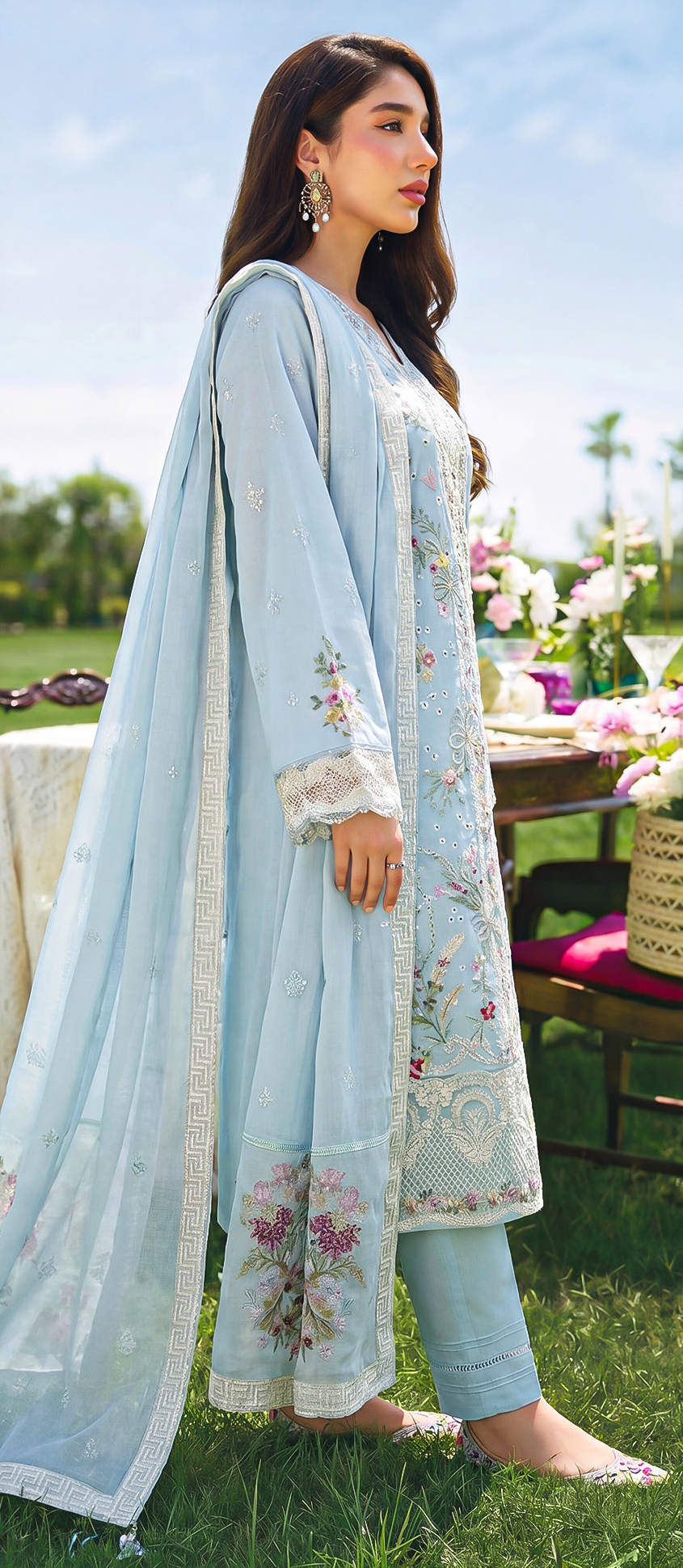 Nasheman By Anaya Noor Exclusive Heavy Emb Lawn 3PC