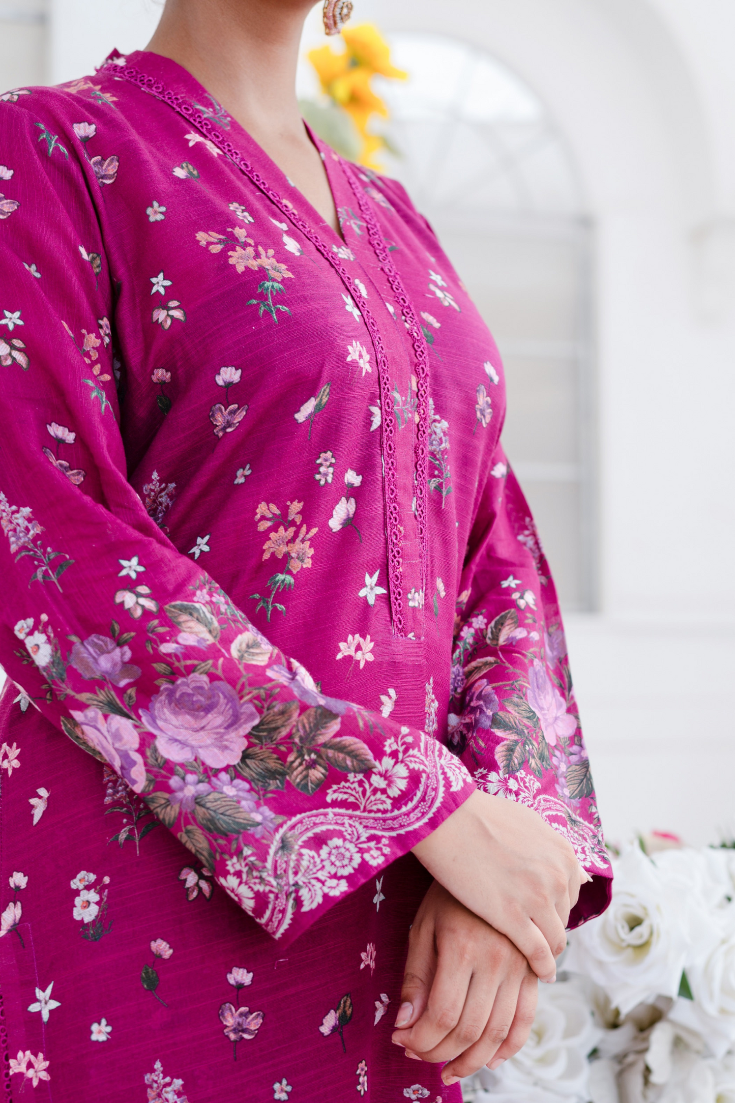 Mawra Essential Printed Khaddar 3PC