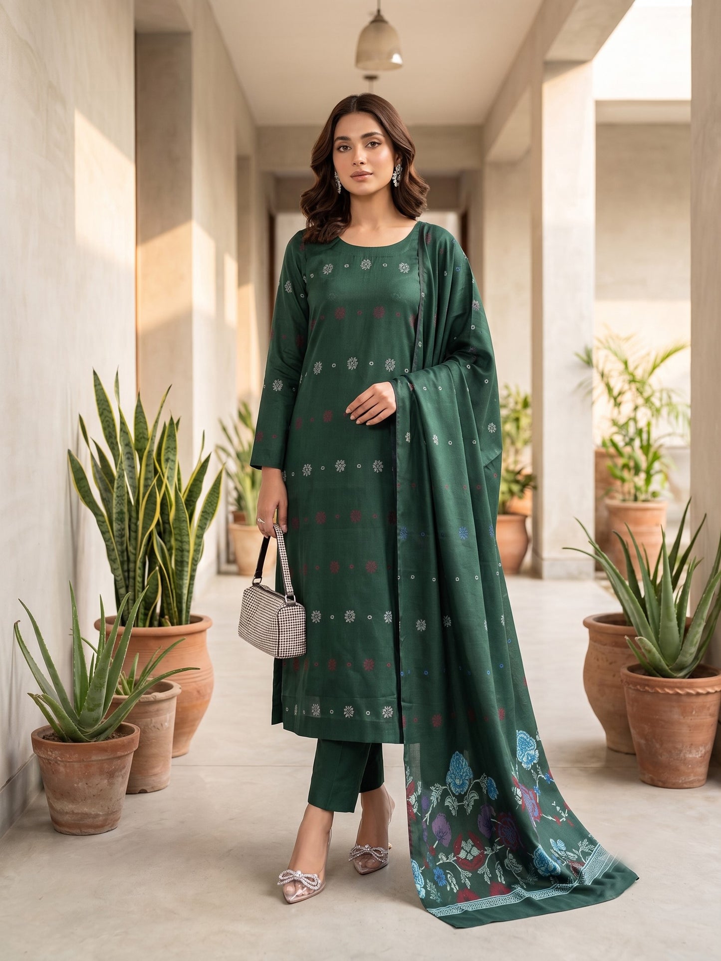Cross Stitch Premium Printed Viscose 3PC