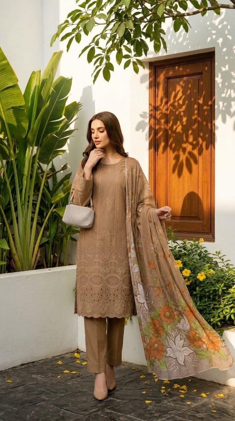 Dream Stone By Anaya Noor Full Heavy Emb Viscose 3PC