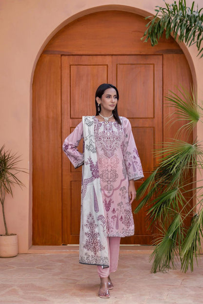 Bahaar By Meeral Premium Digital Printed Lawn 3PC
