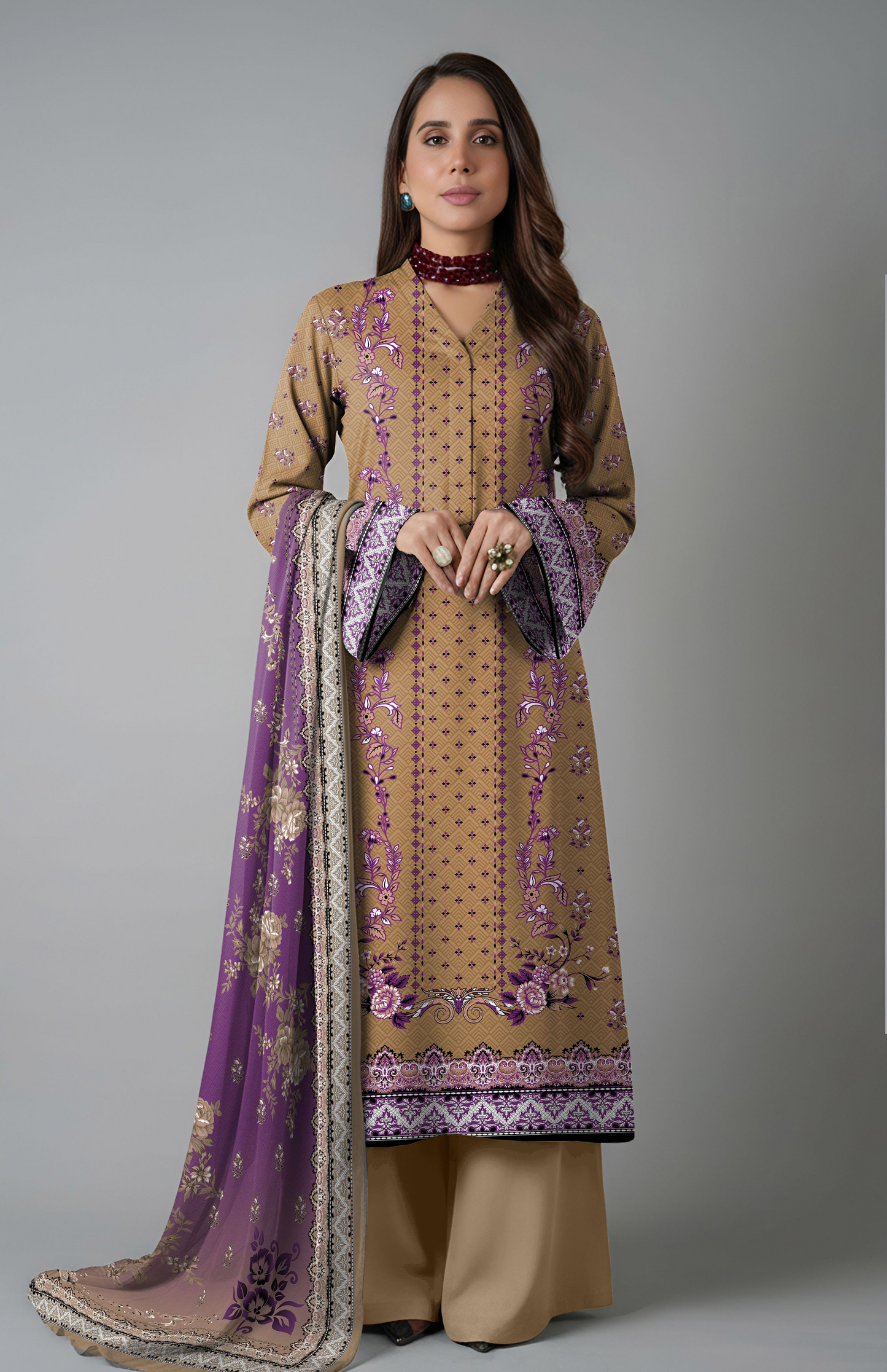Bareeza Digital Printed Lawn 3PC