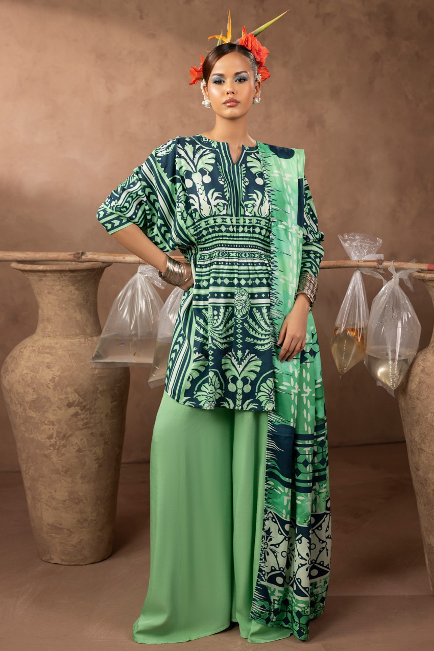 Paltar Premium Marina Printed 3PC