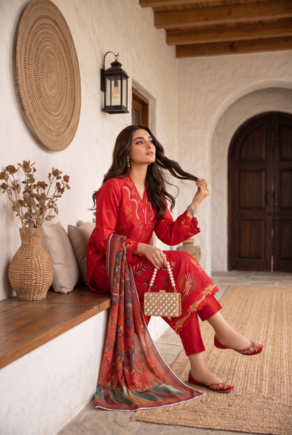 Kehkashan By Anaya Noor Fully Emb Viscose 3PC