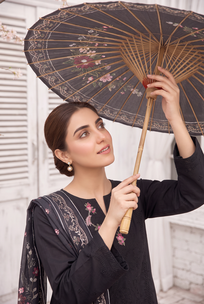 Sukhaina By Anaya Noor Fully Emb Slub Marian 3PC