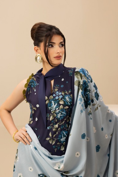 Paltar Printed Slub Linen 3PC