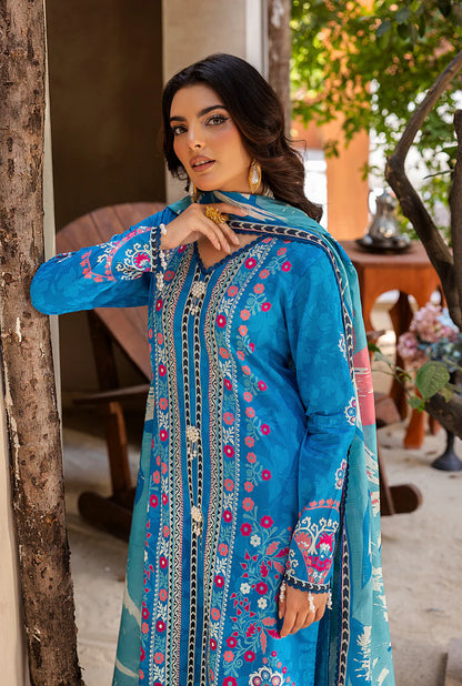 Naqsh Luxury Printed Lawn 3-PC