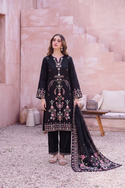Nirvana By Shanaya Digital Printed Linen 3PC