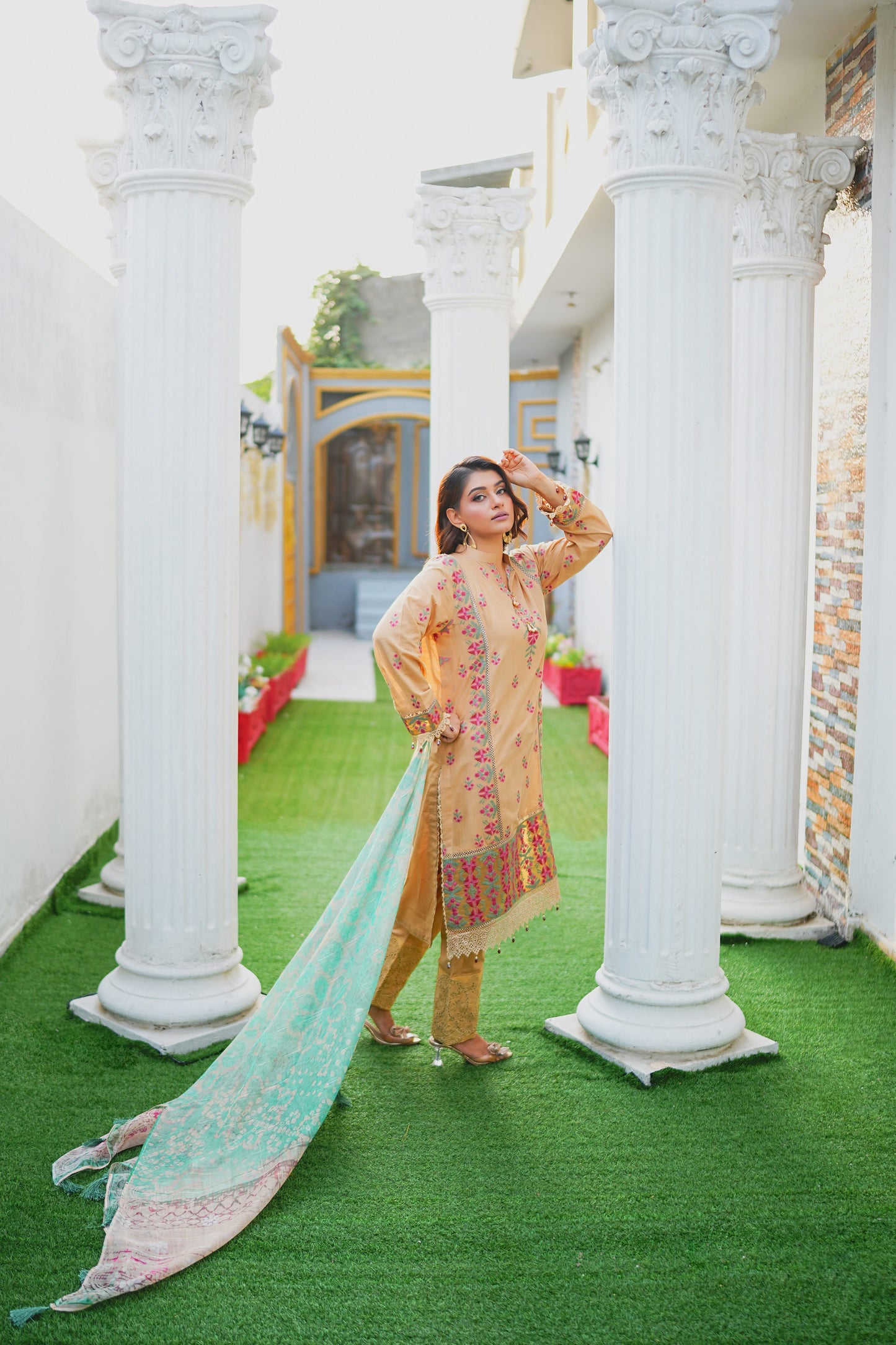 Silk & Stories Luxury Heavy Embroidered 3PC