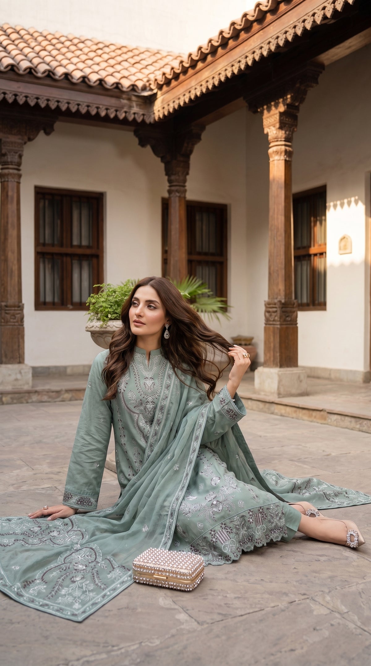 Halima By Anaya Noor Premium Emb Viscose 3PC
