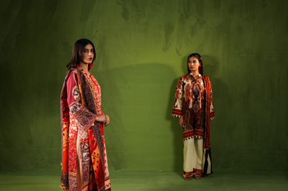 Aangan By Paltar Premium Printed Lawn 3PC