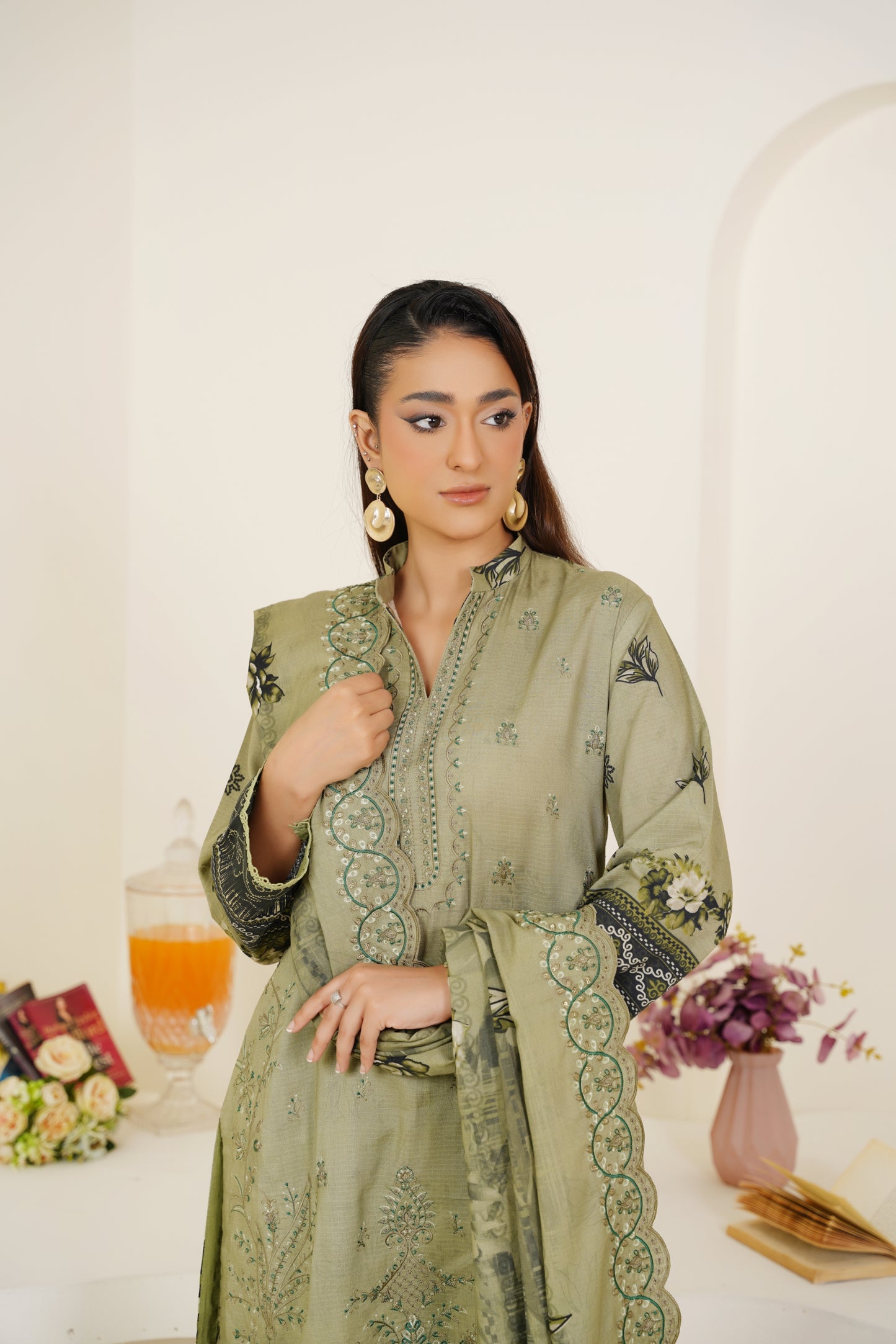 Riwayat-e-Sardi By Anaya Noor Emb Linen 3PC