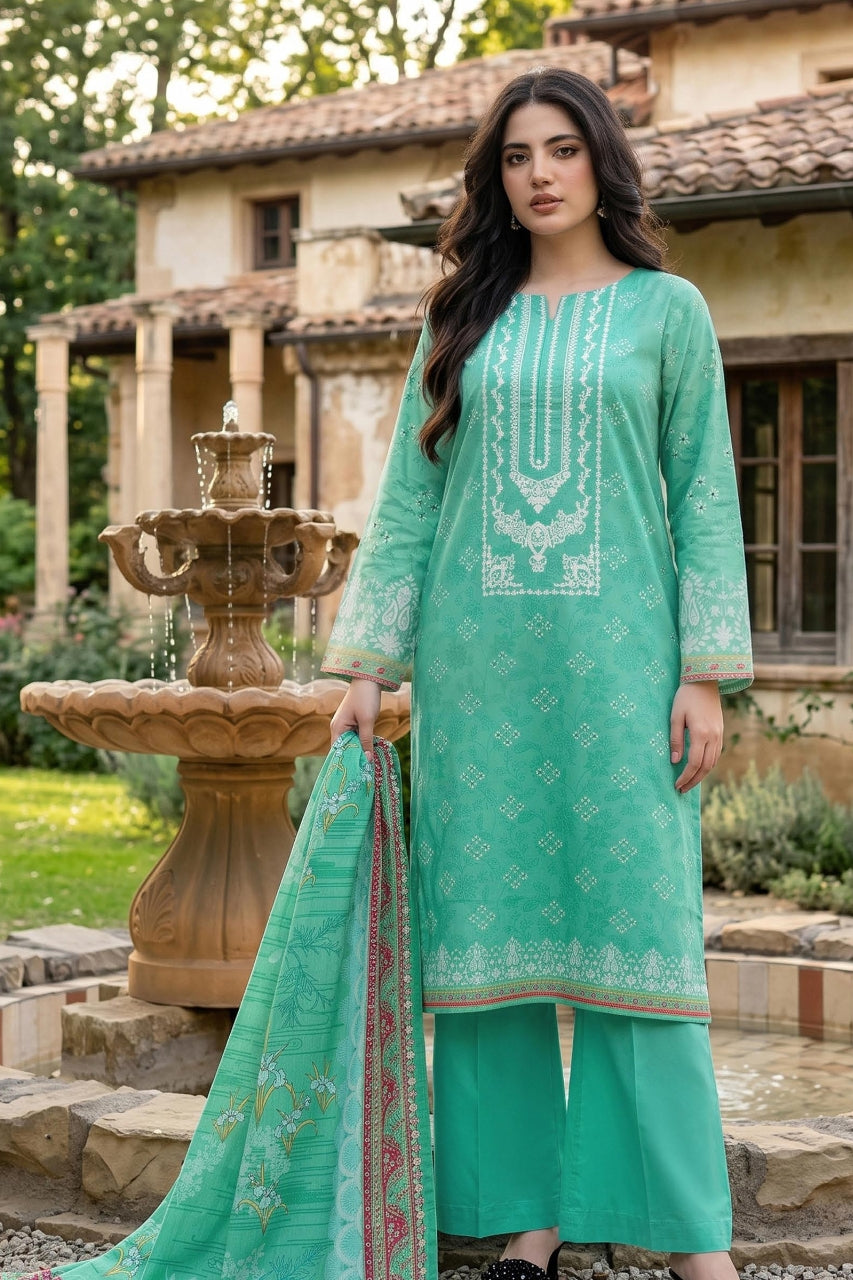 Mashaim Digital Printed Linen 3PC