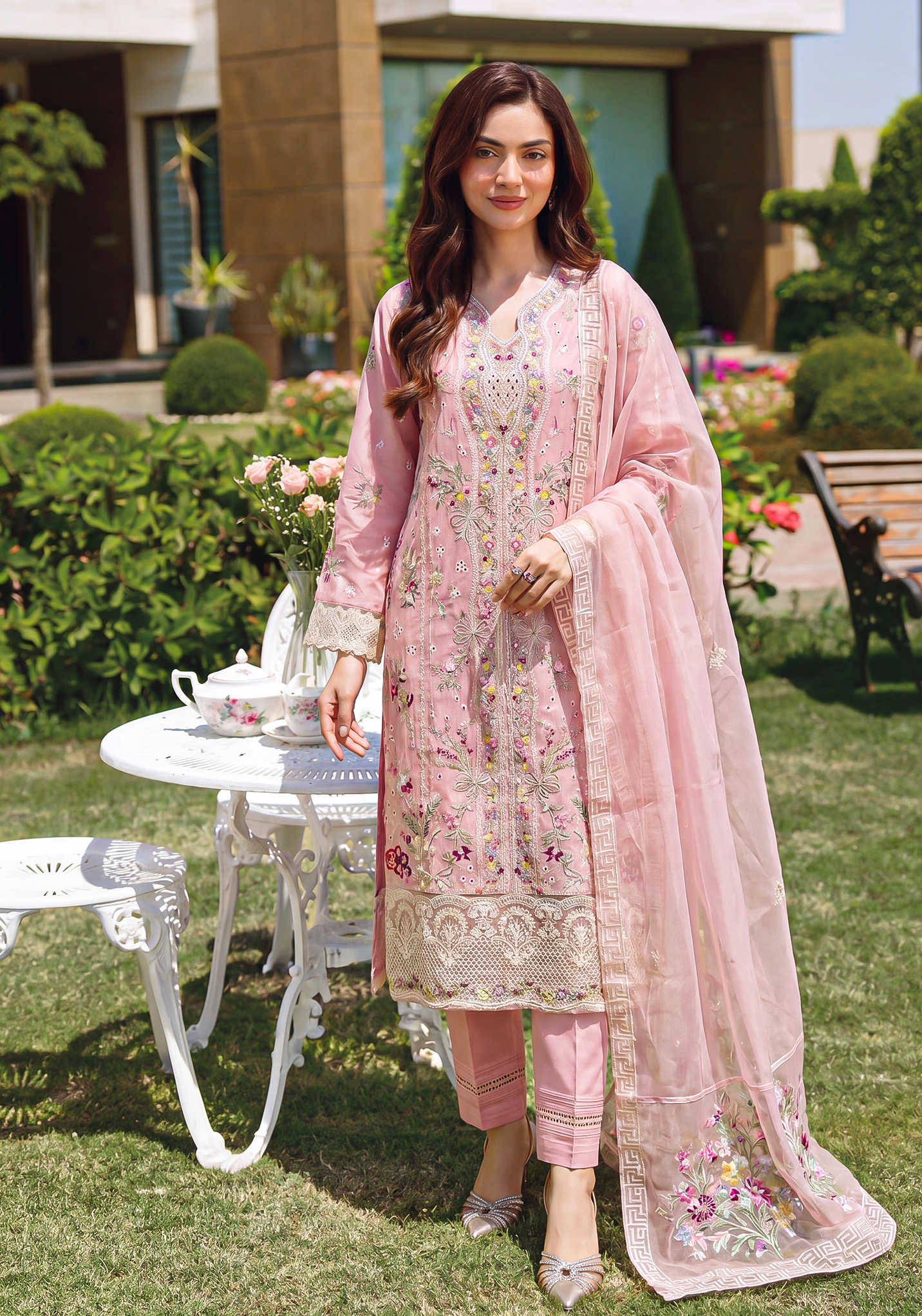 Nasheman By Anaya Noor Exclusive Heavy Emb Lawn 3PC