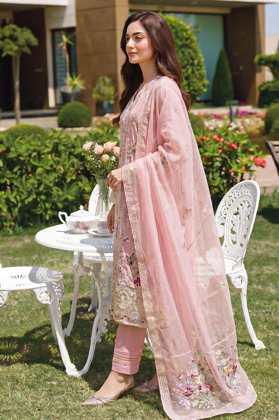 Nasheman By Anaya Noor Exclusive Heavy Emb Lawn 3PC