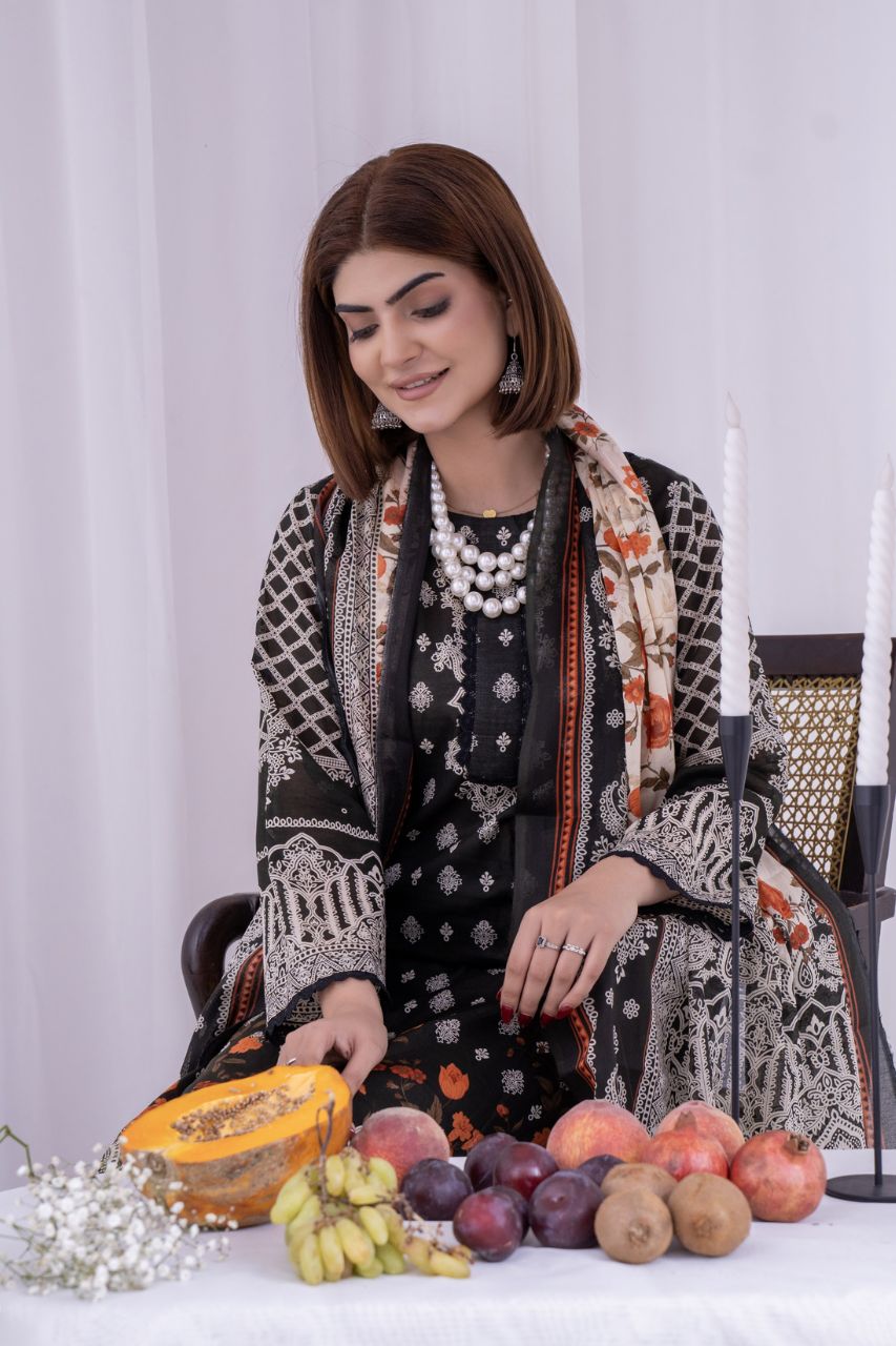 Arfa By Marooj Digital Printed Lawn 3PC