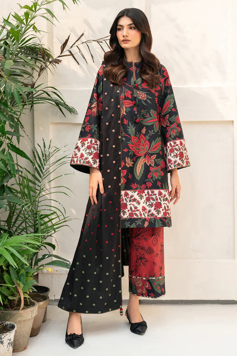 Jazmin Digital Printed All Over 3-PC
