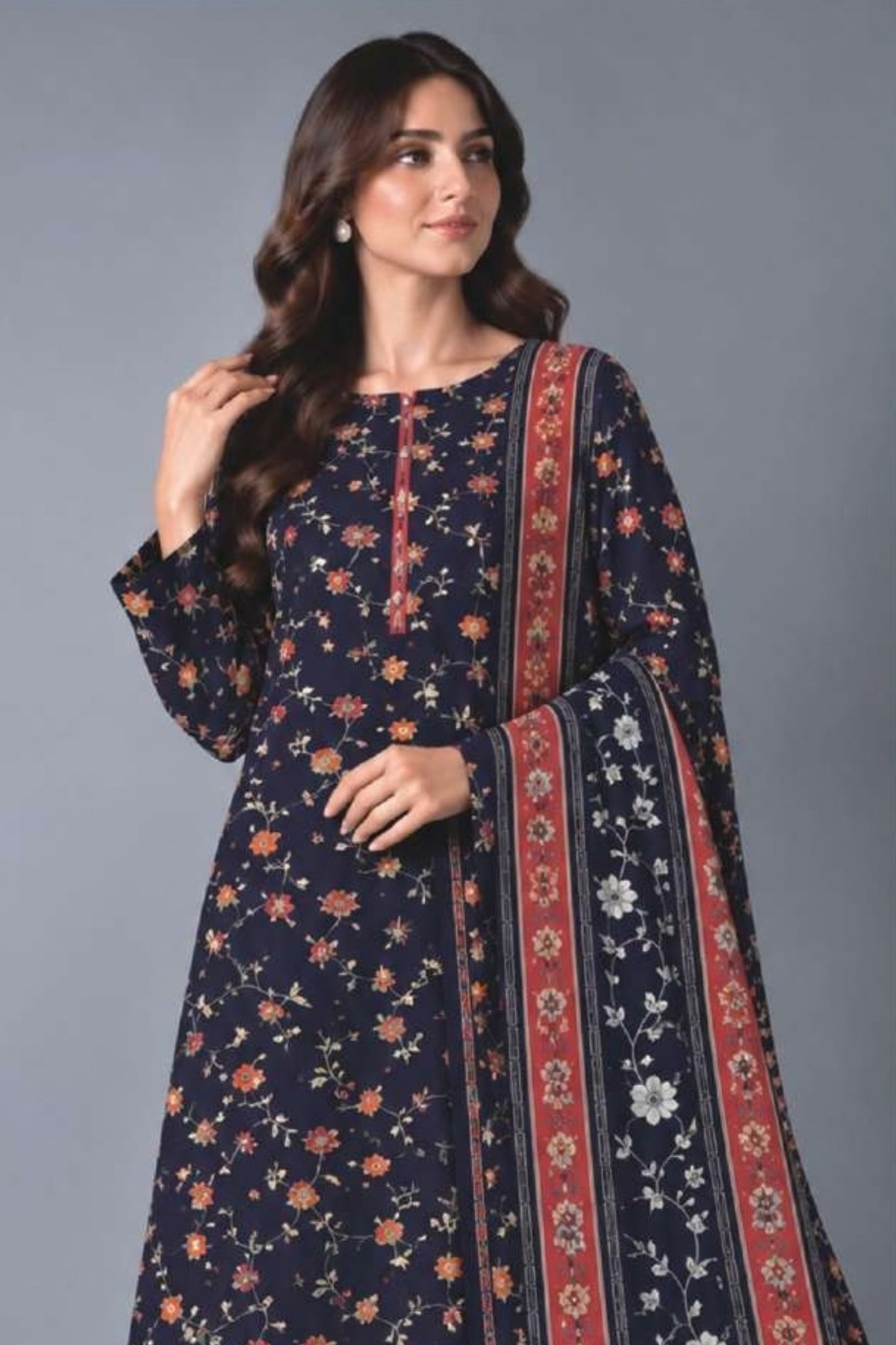 Bareeze Digital Printed Khaddar 3PC