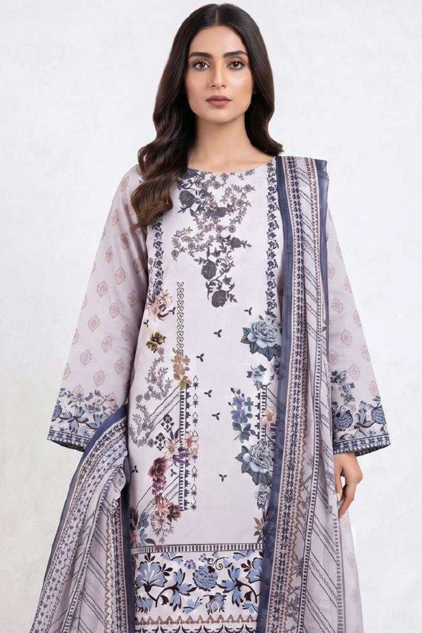 Anaya Digital Printed Linen 3PC