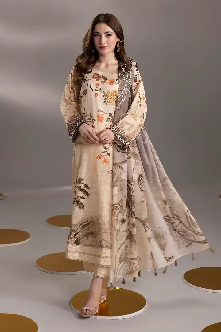 Jahan-E-Rung By Paltar Premium Printed Lawn 3PC