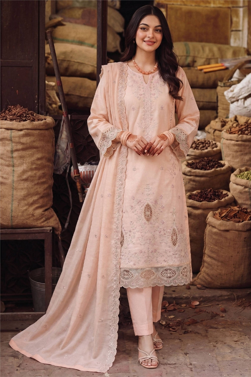 Fatima Bano By Dastak Luxury Emb Lawn Volume 3PC