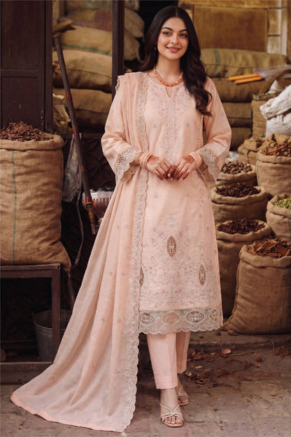 Fatima Bano By Dastak Luxury Emb Lawn Volume 3PC