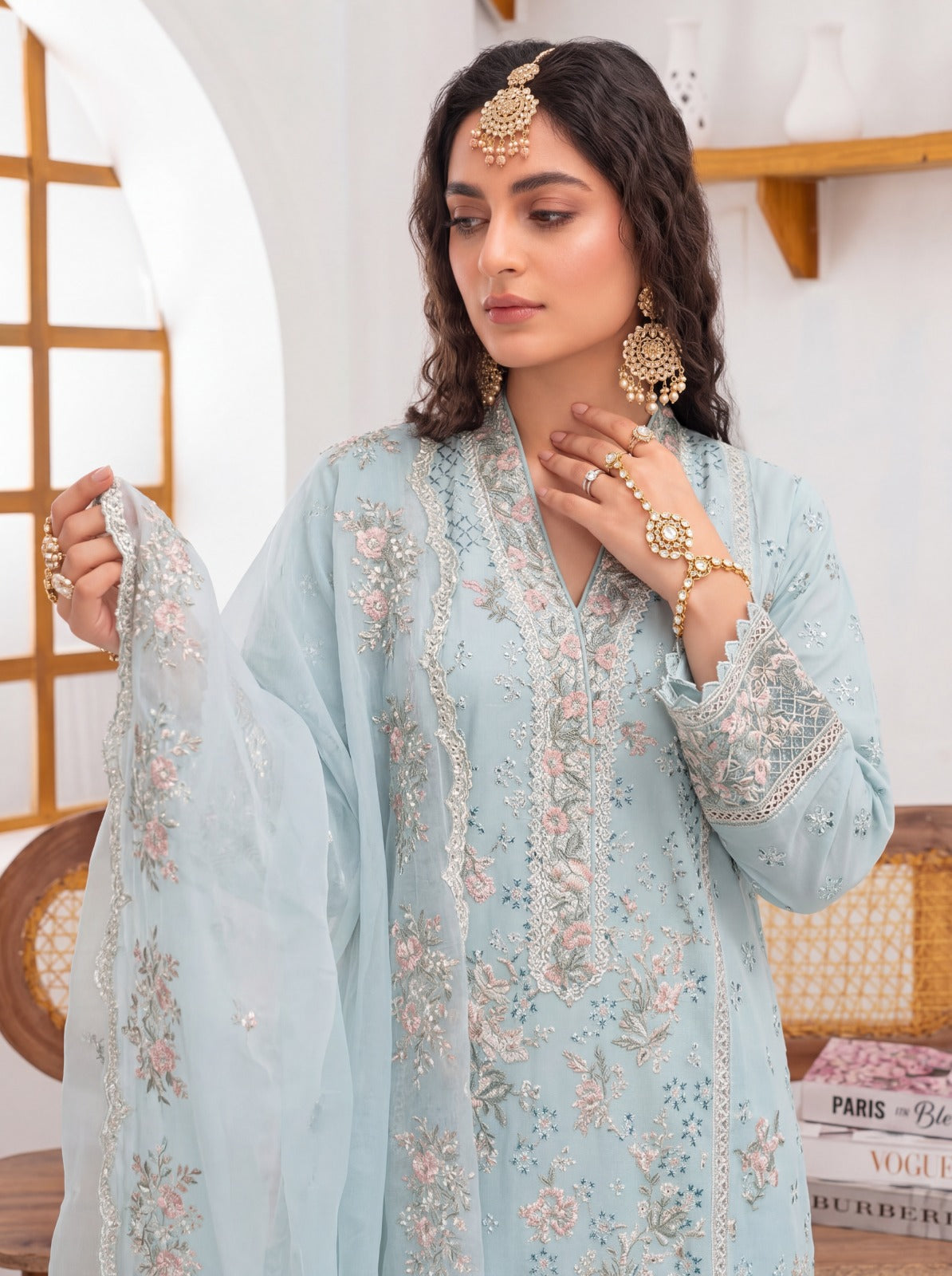 Mirari Lawn Embroidered Chikankari 3PC