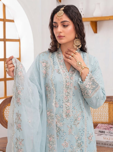 Mirari Lawn Embroidered Chikankari 3PC