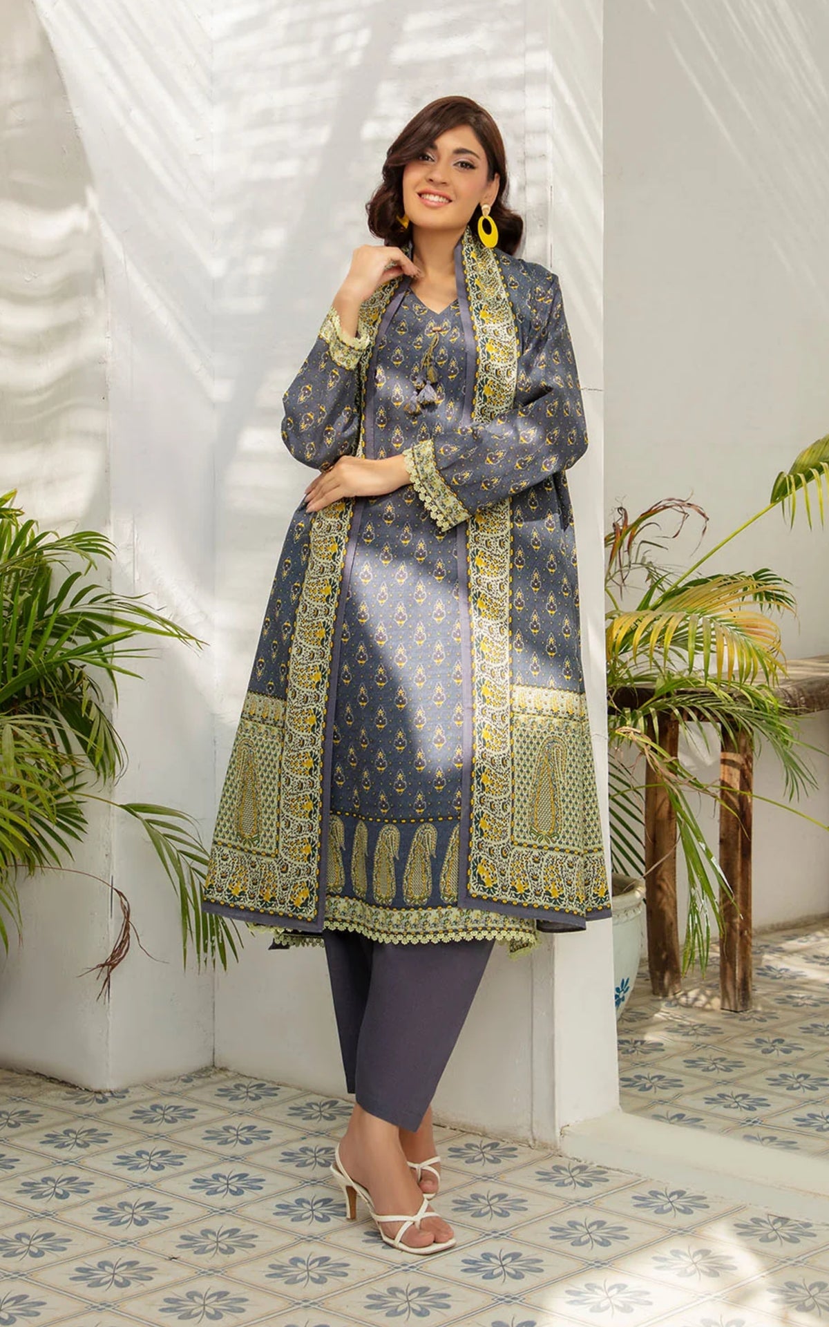 Gul Ahmed Digital Printed Lawn 3PC