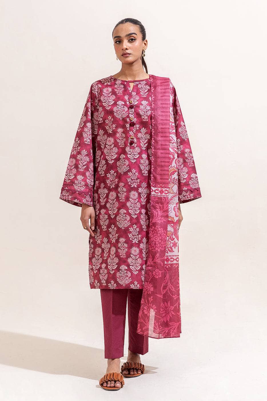 Beechtree Digital Printed Lawn 3PC