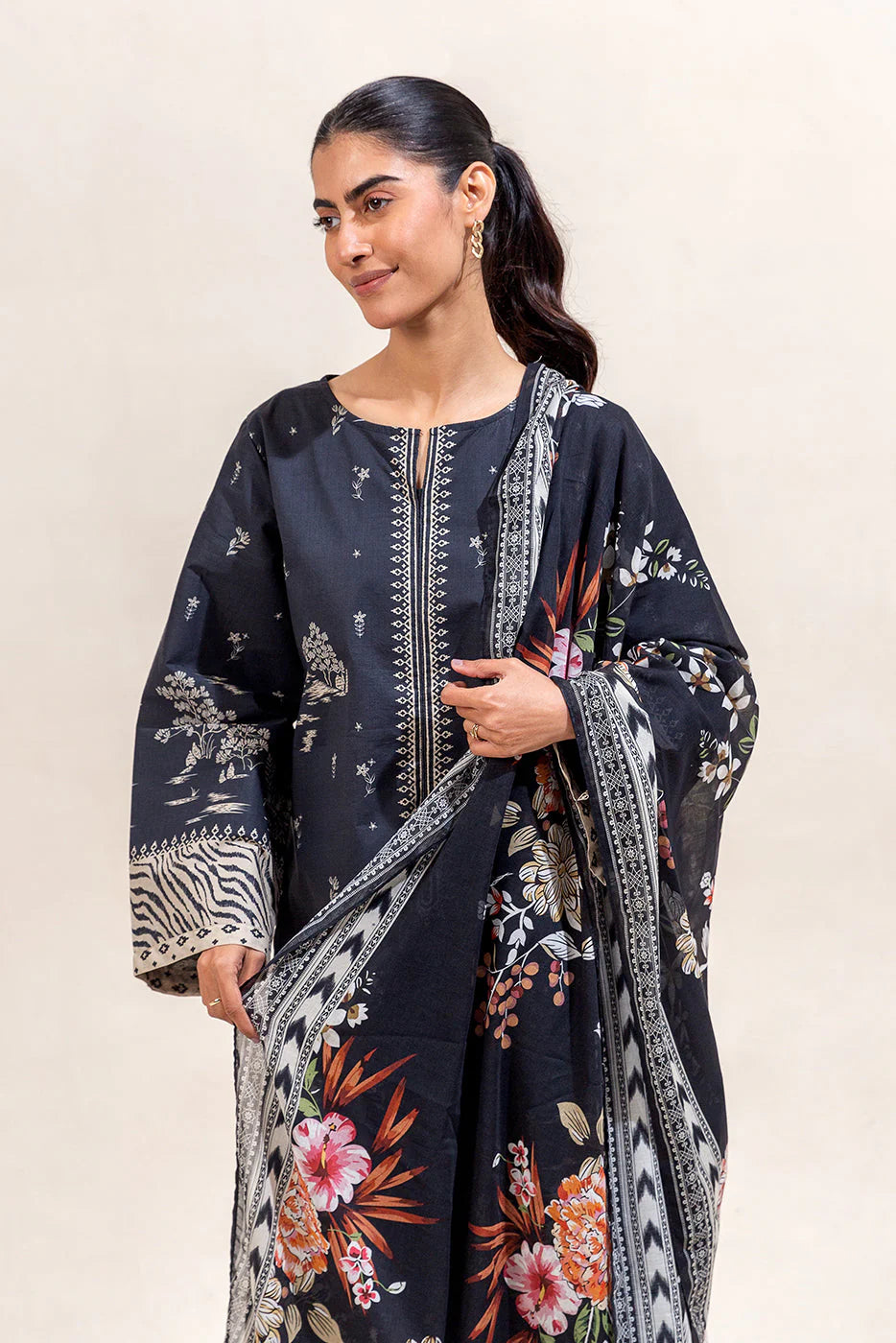 Beechtree Digital Printed Lawn 3PC