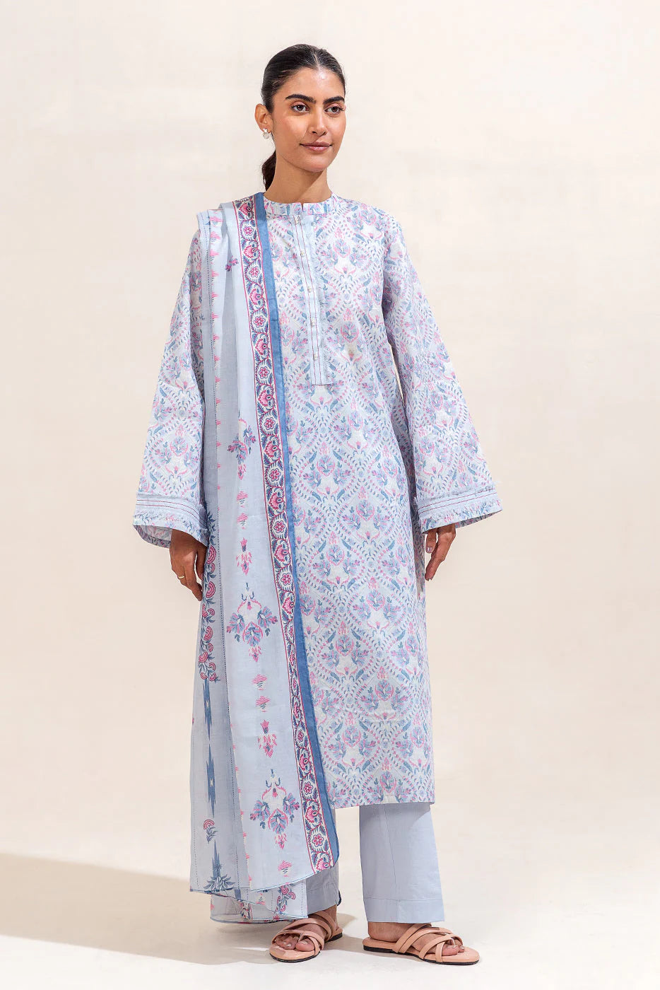 Beechtree Digital Printed Lawn 3PC