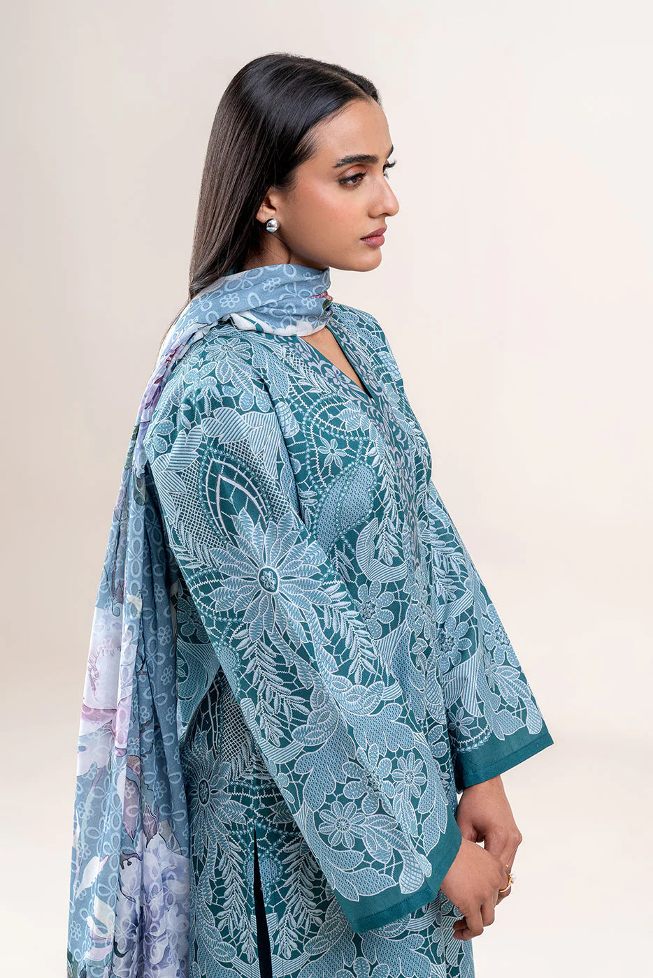 Beechtree Digital Printed Lawn 3PC