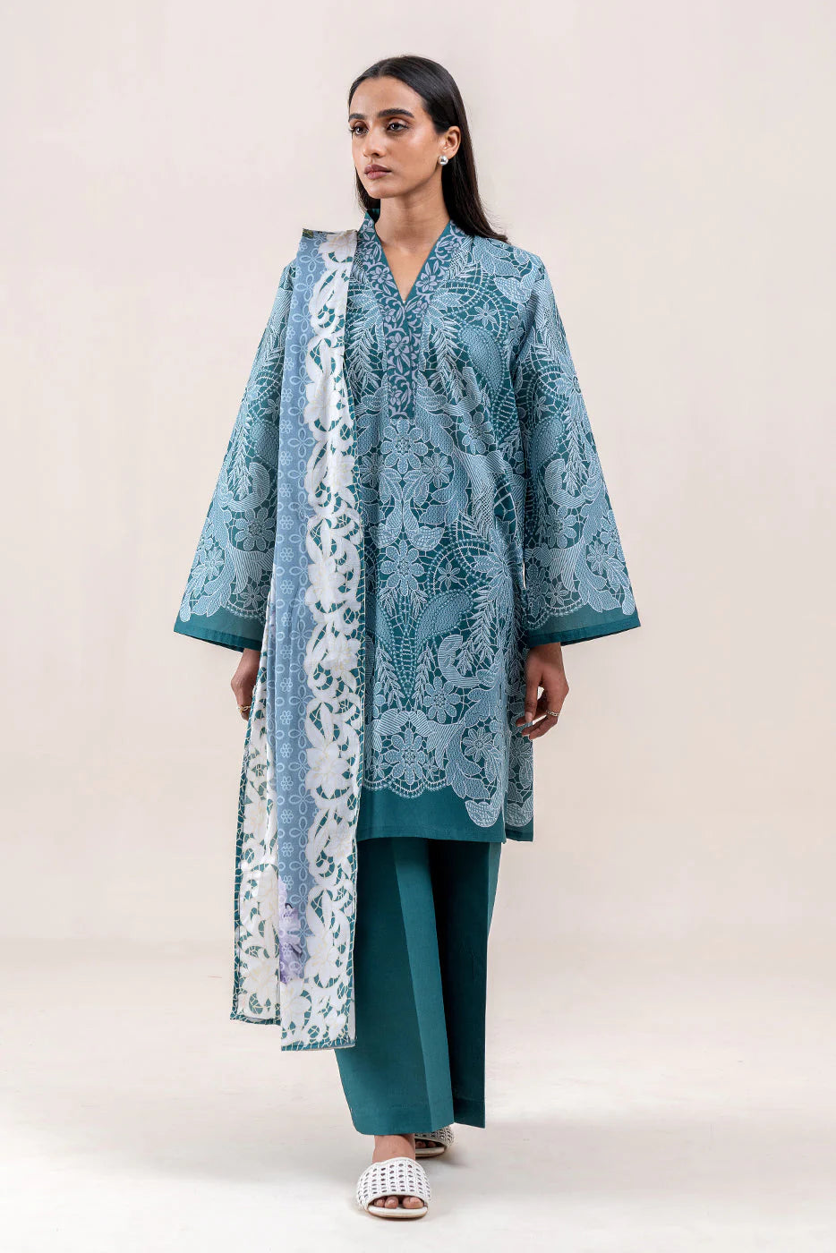Beechtree Digital Printed Lawn 3PC