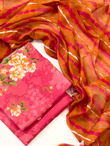 Bin Saeed Digital Printed Lawn 3PC