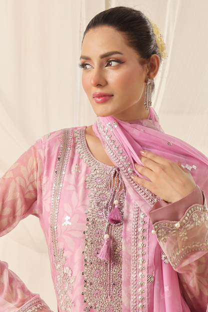 Fatima Bano | Dressline | Tesbeena | Chiffon-3PC