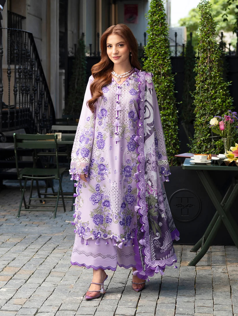 Jade Plain Embroidered Lawn 3PC