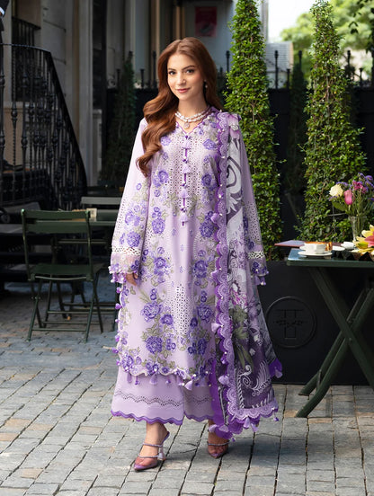 Jade Plain Embroidered Lawn 3PC