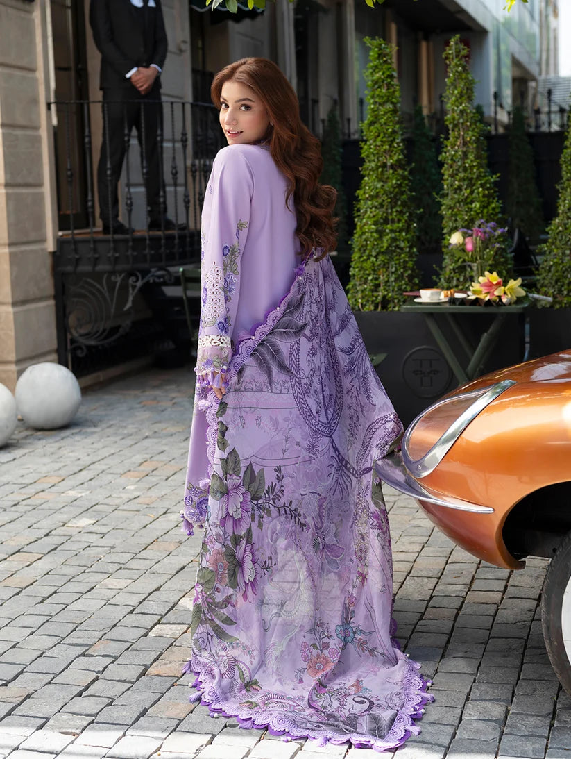 Jade Plain Embroidered Lawn 3PC