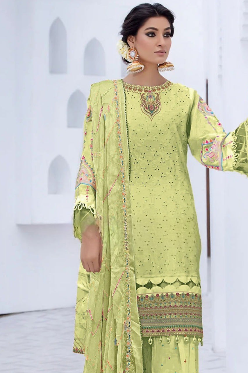 Zarmeen & Emaan Premium Emb Lawn 3PC