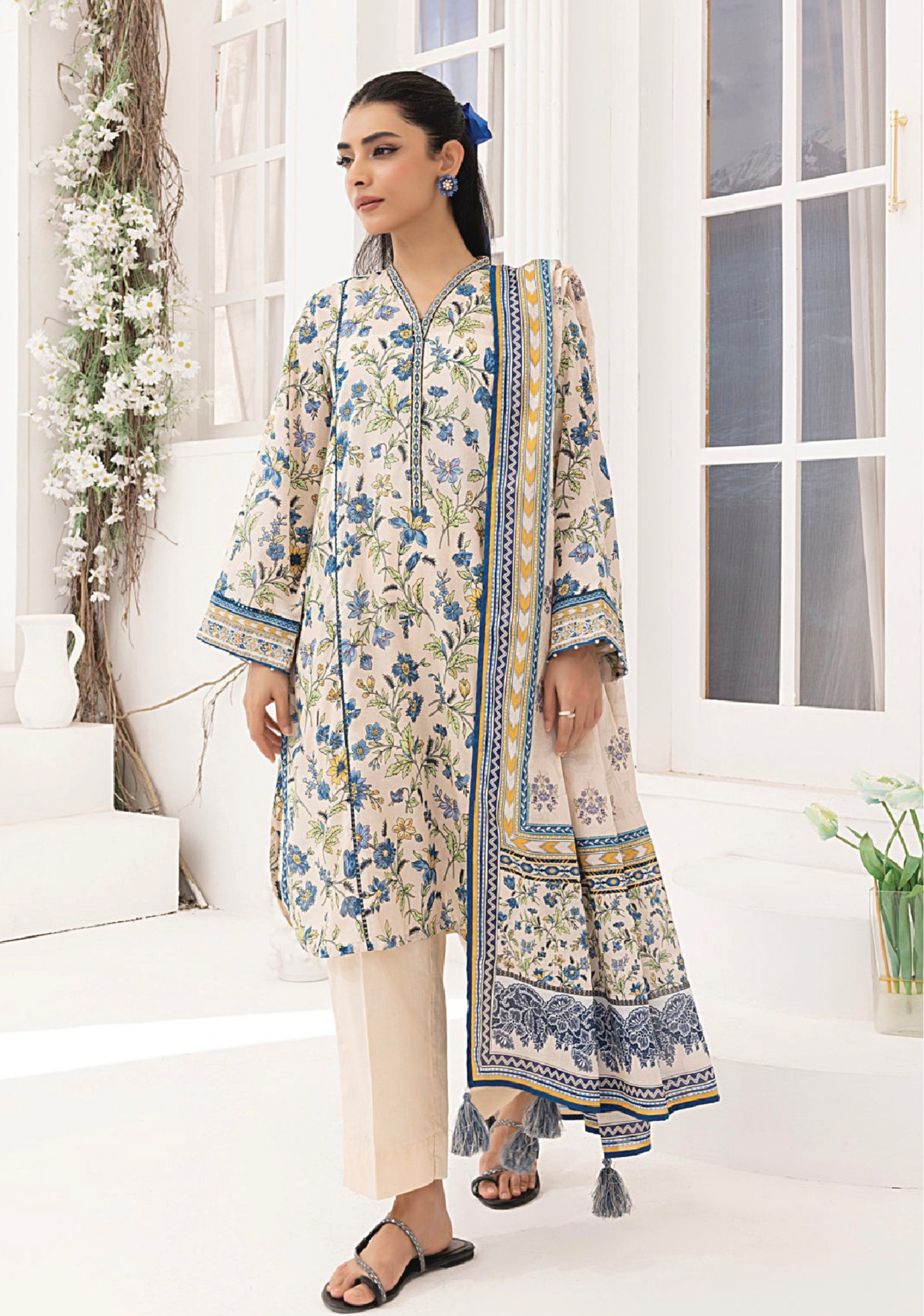 Lakhany Digital Printed Lawn 3PC