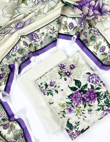Belleza Digital Printed Lawn 3PC