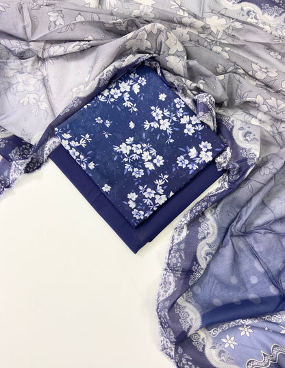 Baroque Digital Printed Lawn 3PC