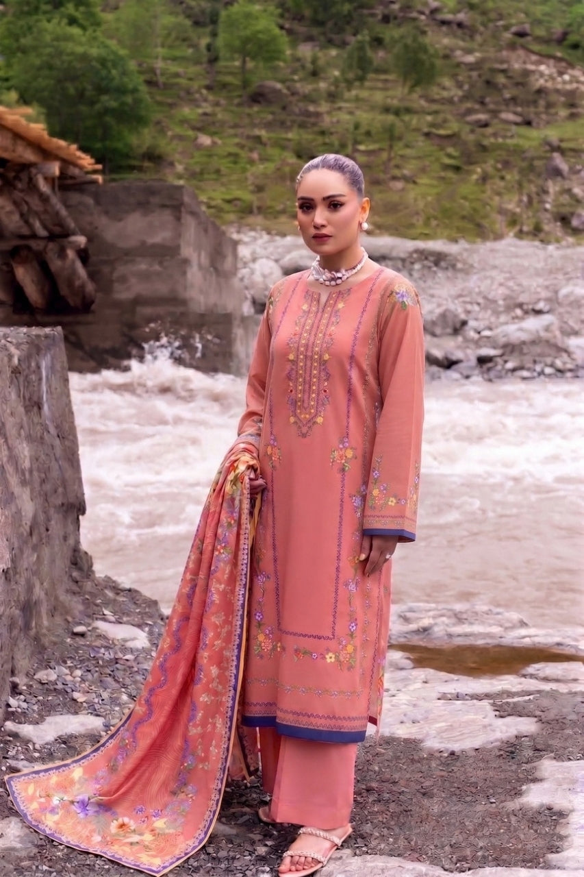 Mirha By Shanaya Digital Printed Marina Leather 3PC
