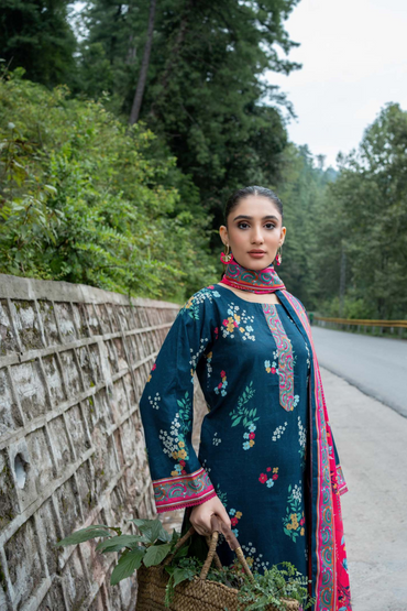 Zesh Airjet Printed Khaddar 3PC